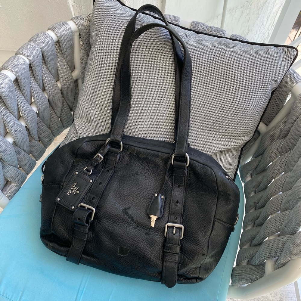 Vintage Prada leather bag